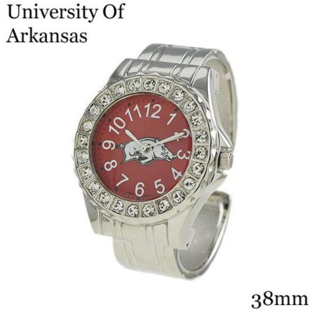 Arkansas ladies collegiate Watch bangle cuff
